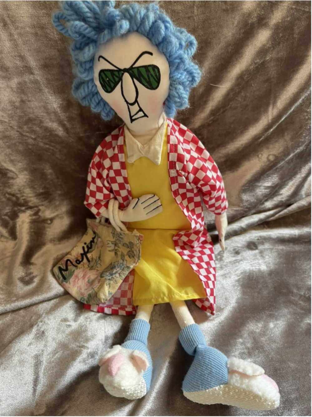 Vintage Maxine Plush doll Don't worry be crabby , SEE ALL PHOTOS , GREAT GIFT